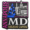 [Annapolis Sailboat Capital Magnet]