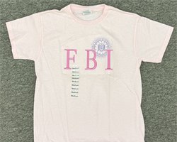 FBI Seal Pink Tee Shirt