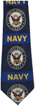 Navy Logo Neck Tie