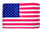 Plain Cotton U.S. Antenna flag