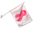 [Pink Ribbon Car Flag]