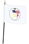 U.S. Constitution Bicentennial 4x6 desk flag