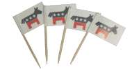 [Democrat Toothpick Flags]