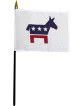 Democrat desk flag