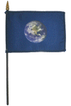 Earth Desk Flag