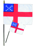 Episcopal stick flags