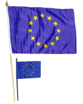 EU stick flags