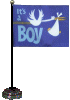 [It's A Boy Desk Flag]