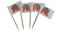[Republican Toothpick Flags]