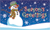 Season's Greetings Snowman Flag