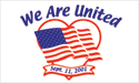 We Are United 3x5' nylon flag