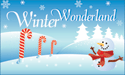 [Winter Wonderland Candycanes Flag]
