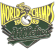 [1989 World Series Champs Athletics Pin]