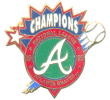 [1995 National League Braves Pin]