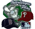 2001 Interleague Red Sox vs Phillies Pin