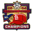 [2004 National League Champs Cardinals Pin]