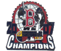 [2007 World Series Champs Globe Red Sox Pin]