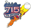 [Hank Aaron 715 Home Runs Flames Pin]