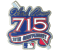 [Hank Aaron 715 Home Runs MLB Pin]