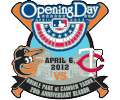 2012 Orioles Opening Day pin