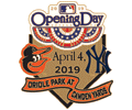2019 Orioles Opening Day pin