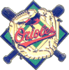 Orioles Crossed Bats/Glove/Bird pin
