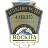 [Rockies Attendance Record Pin]