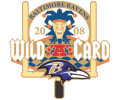 2008 Baltimore Ravens Wild Card pin
