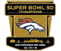 Super Bowl 50 Champion Broncos Trophy Pin