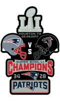 Super Bowl 51 XL Champion Broncos Trophy Pin