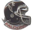Falcons Helmet Pin