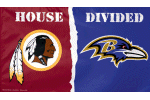 [House Divided Ravens - Redskins flag]