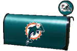 [Miami Dolphins Mailbox Cover]