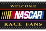 [Welcome NASCAR Fans Flag]