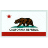 [California Flag Reflective Decal]
