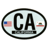 [California Oval Reflective Decal]