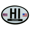 [Hawaii Oval Reflective Decal]