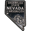 [Nevada State Shape Magnet]