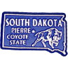 [South Dakota State Shape Magnet]