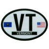 [Vermont Oval Reflective Decal]