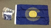 Nylon Commonwealth of Nations 1976-2013 flags