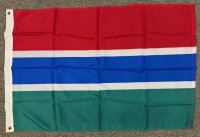 2x3' Gambia nylon flag 