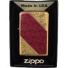 [Gold/Red Zippo Lighter]